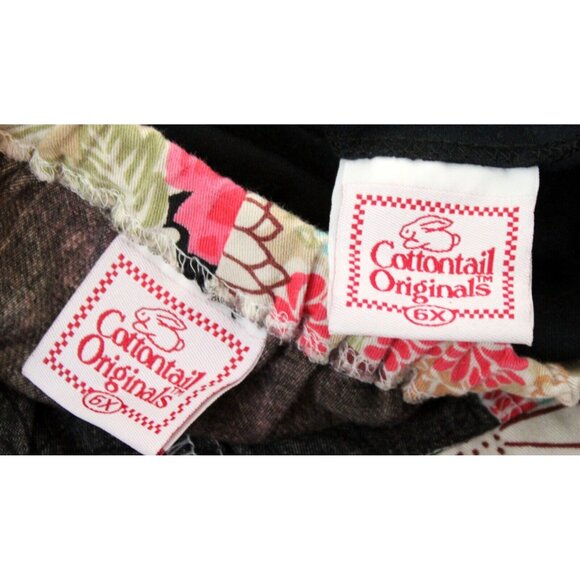 CottonTail Originals 2pc Outfit Shirt Pants Asian Inspired Print Flower 6x Fall - Picture 12 of 13